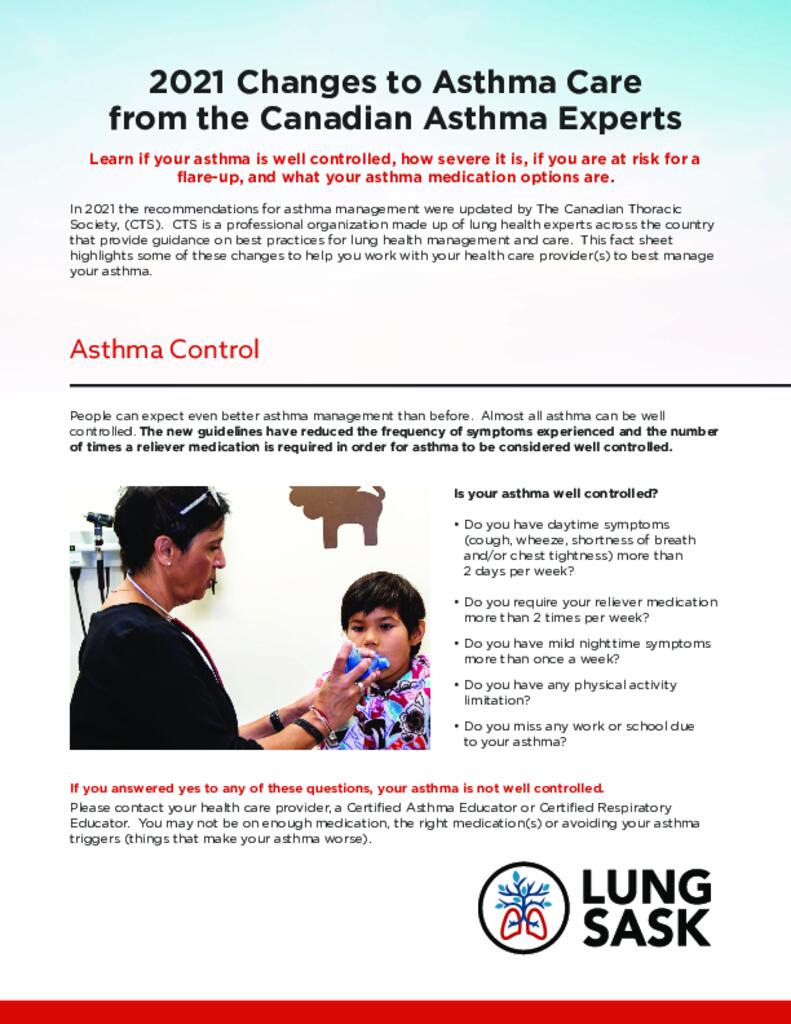 2021 Changes to Asthma Care